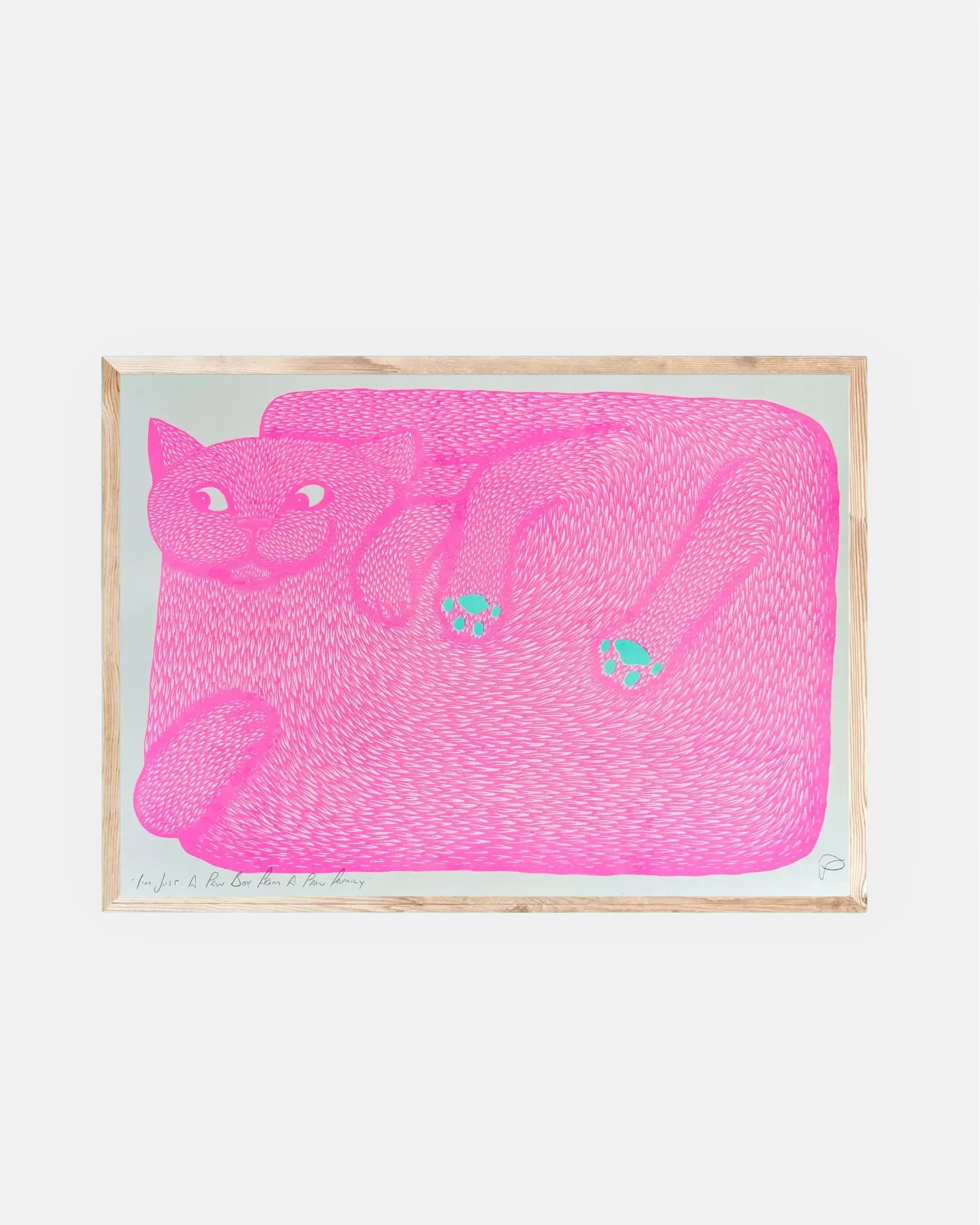 STRANGFORD RISO Kunstdruck I'm Just A Paw Boy From A Paw Family