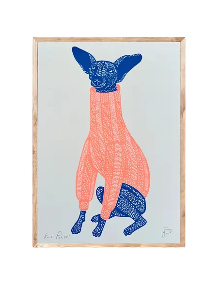STRANGFORD RISO Kunstdruck Knit Picker