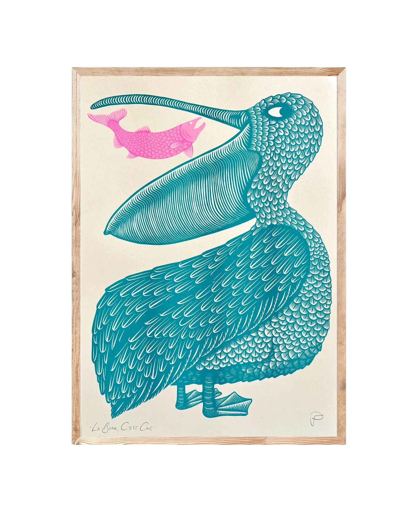 STRANGFORD RISO Kunstdruck Le Beak, C'est Chic