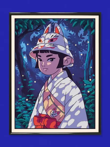 YEAAAH! STUDIO Kunstdruck Miko 30x40cm