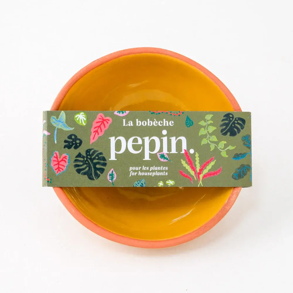 PEPIN. Pflanzen – Bobèche – Senfgelb