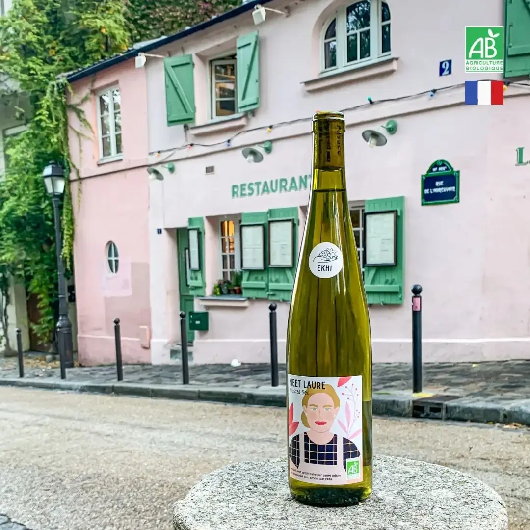 EKHI Weisswein Organischer trockener Muskat 2023 – Meet Laure