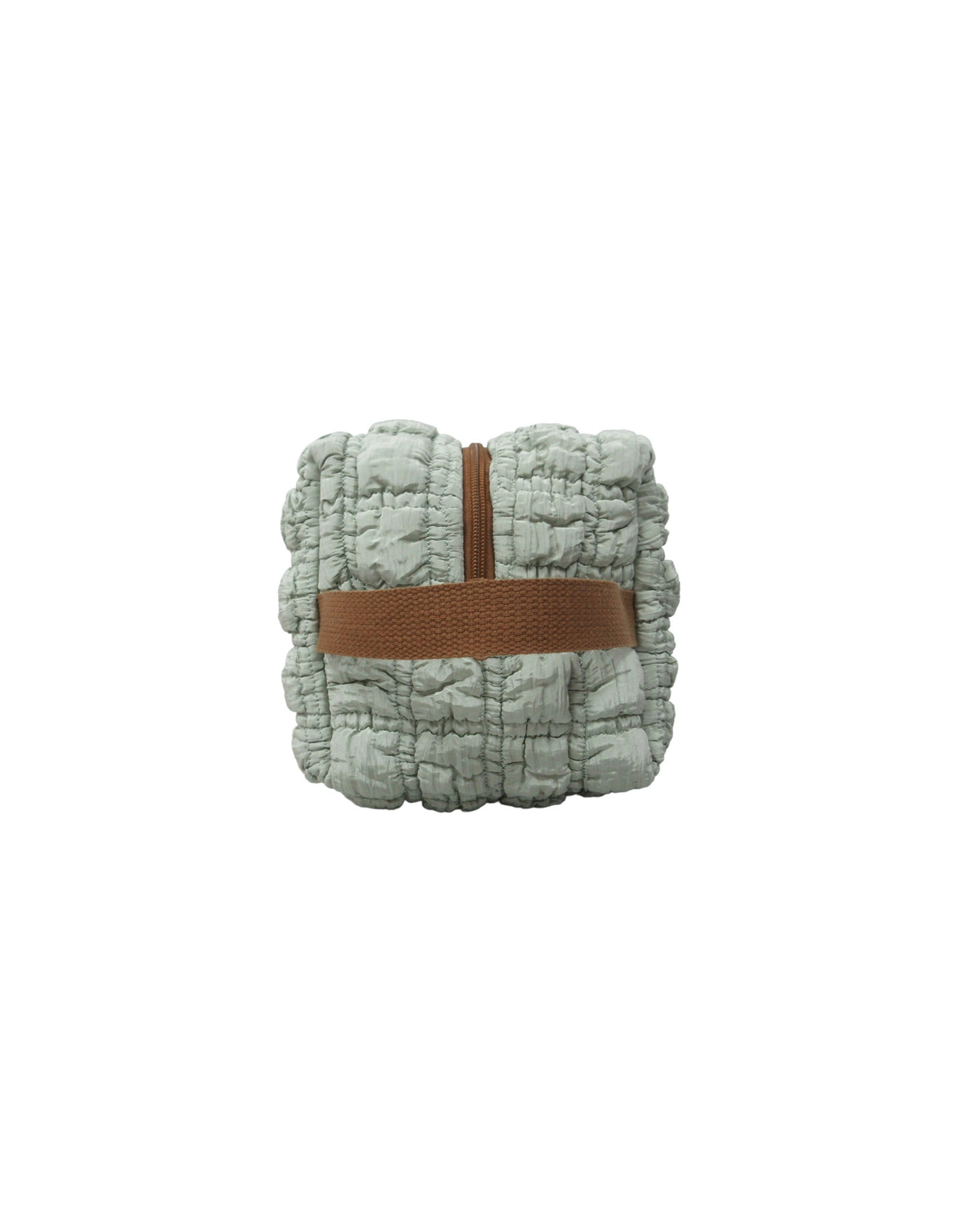 Kosmetiktasche gesteppt gross – Salbei