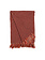 Decke klein gestreift – Burgundy