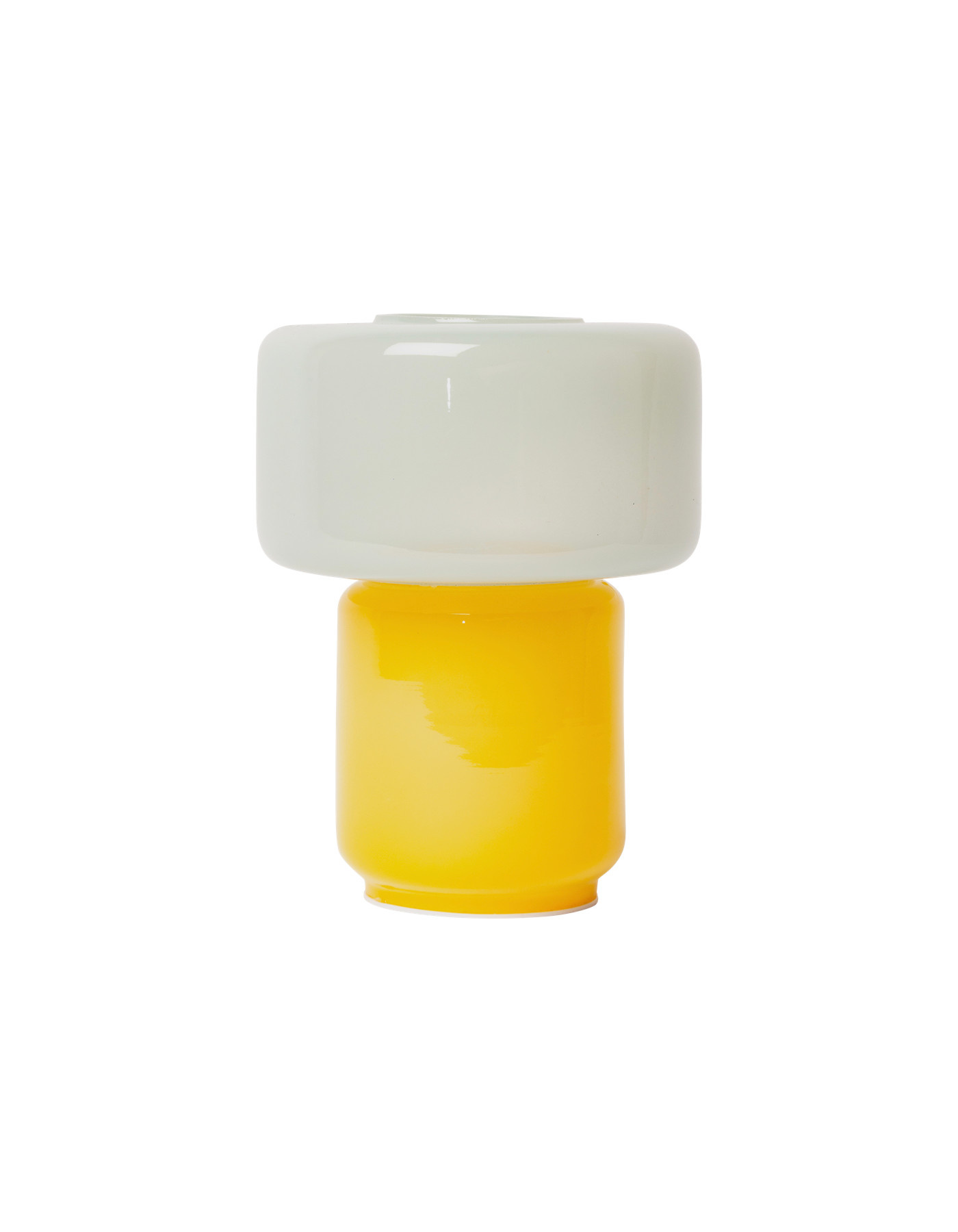 Glaslampe –  Gelb Minze