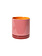 Blumentopf mit Unterteller mittel – Orange Pink Maroon