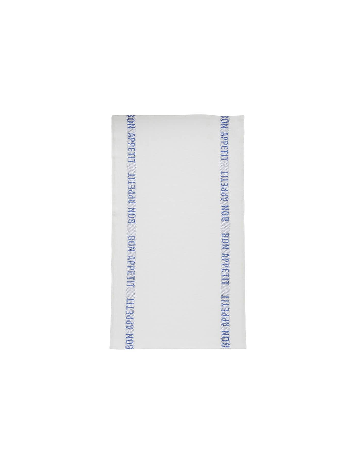 CHAVRET ÉDITIONS Geschirrtuch aus Leinen – Bon Appétit Blanc Bleu