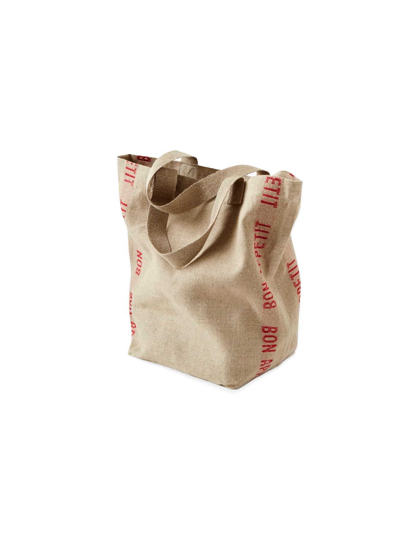 CHAVRET ÉDITIONS Tasche aus Leinen – Bon Appétit Lin Rouge