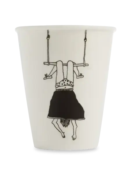 HELEN B Porzellanbecher TRAPEZE GIRL