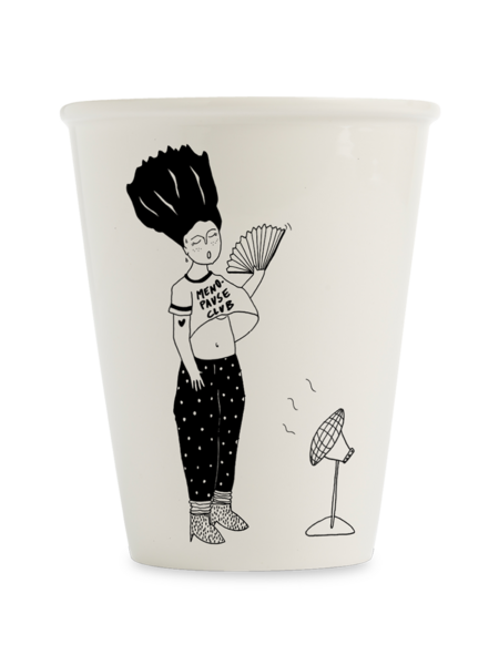 HELEN B Porzellanbecher MENOPAUSE CLUB