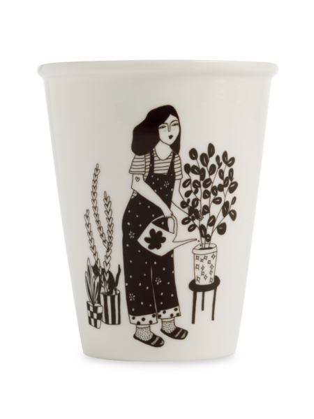 HELEN B Porzellanbecher PLANT LOVER