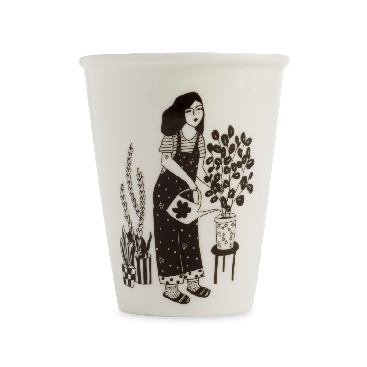 HELEN B Porzellan Becher PLANT LOVER