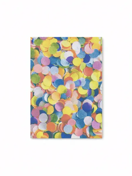 HERR UND FRAU RIO Riso Karte Confetti & transparentes Couvert