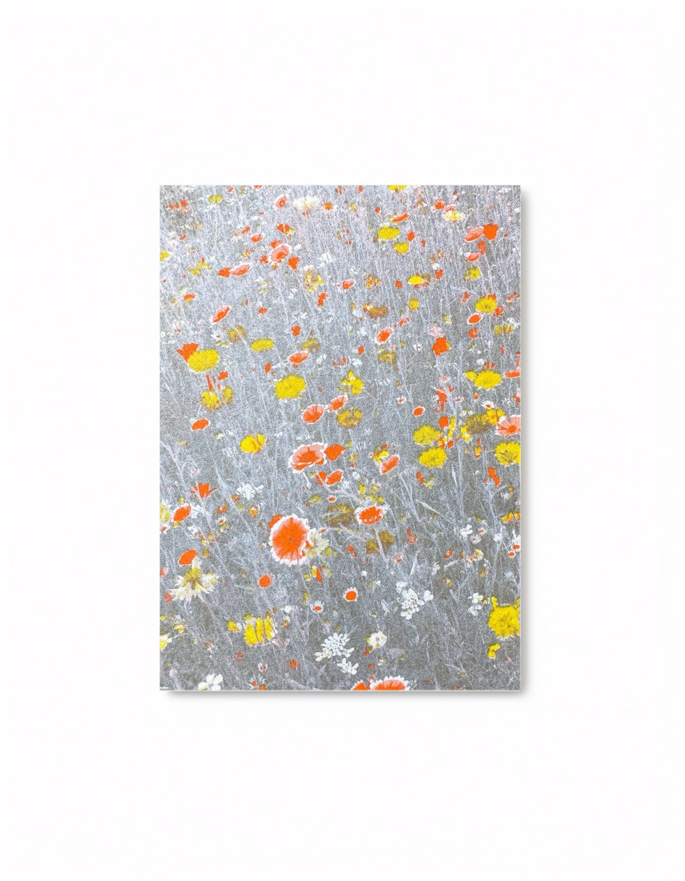 HERR UND FRAU RIO Riso Karte Blumenwiese gelb/orange & gelbes Couvert