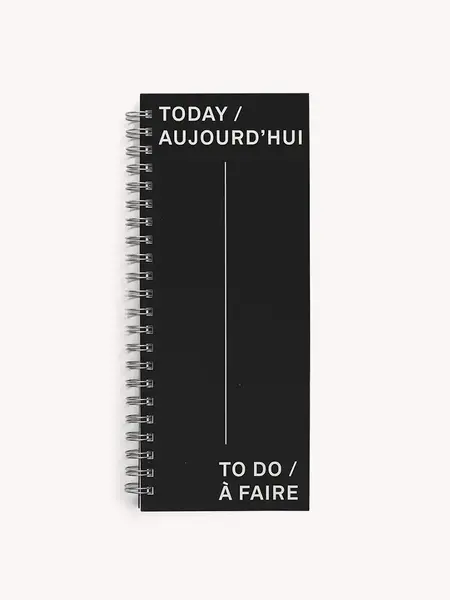 GRY MATTR TO DO NOTEBOOK – black