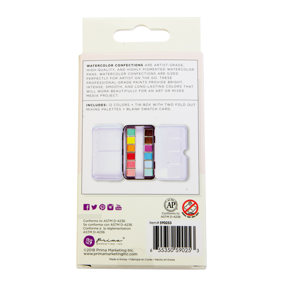 ART PHILOSOPHY Watercolour confections – Pastel dreams