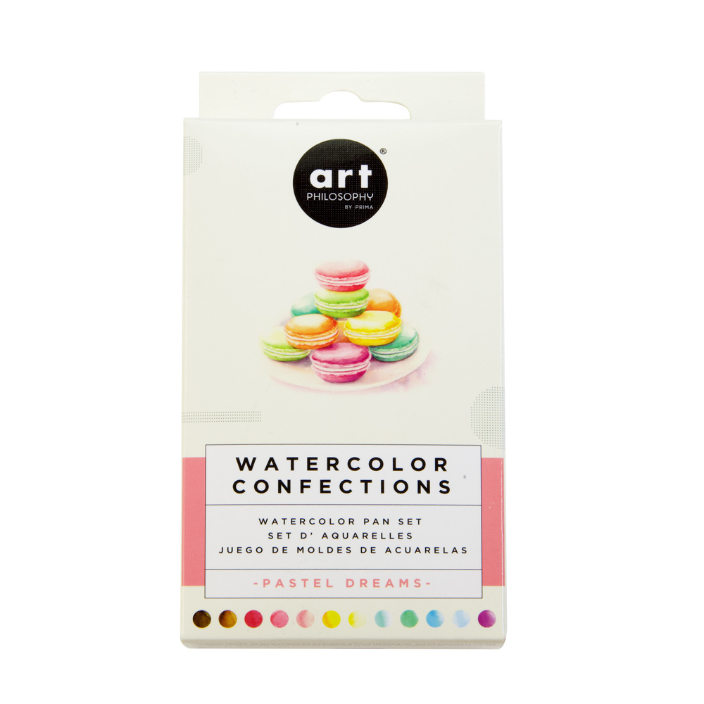 ART PHILOSOPHY Watercolour confections – Pastel dreams