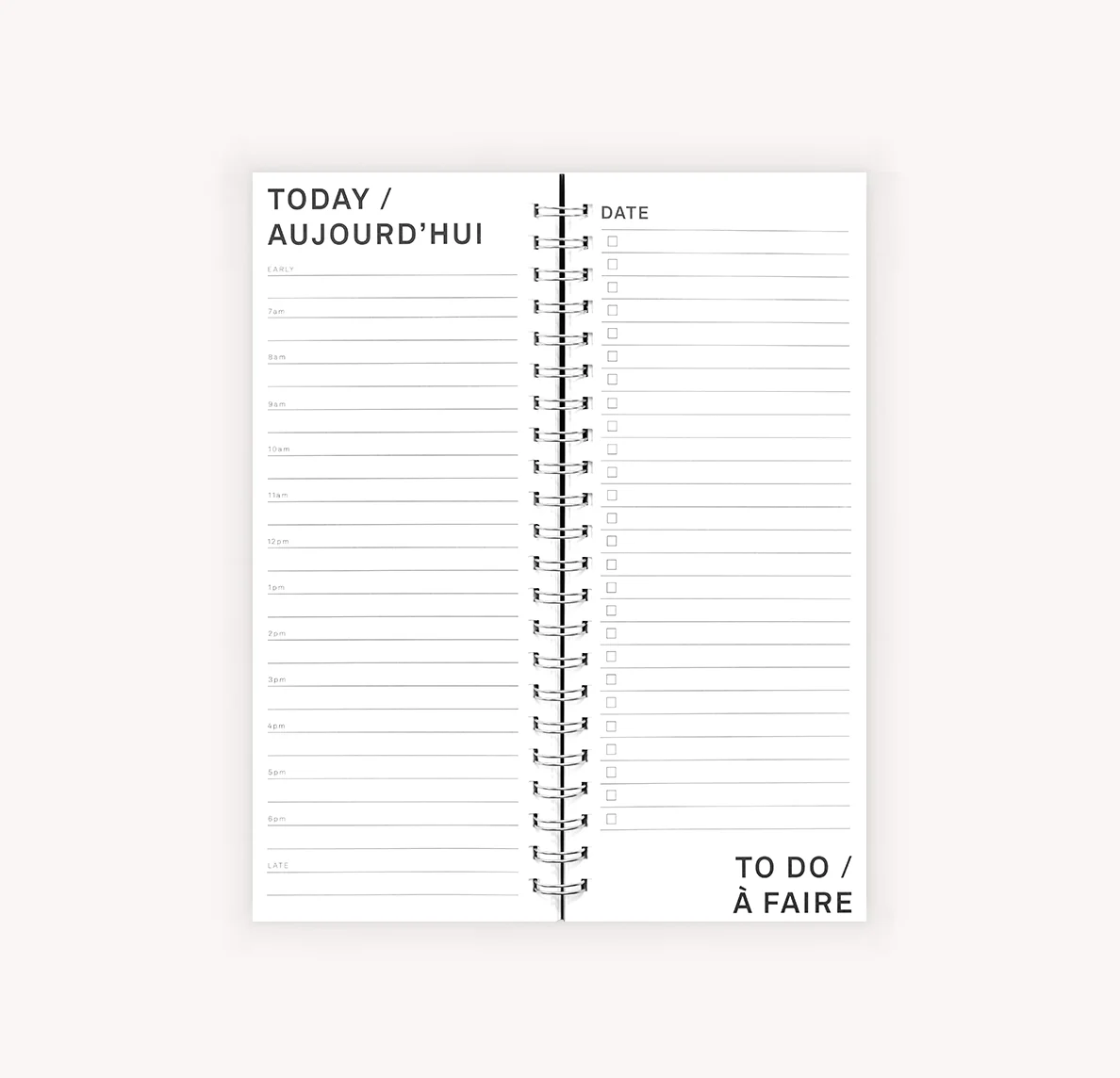 GRY MATTR TO DO NOTEBOOK – seagreen