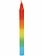 RICO DESIGN Kerze – Regenbogen