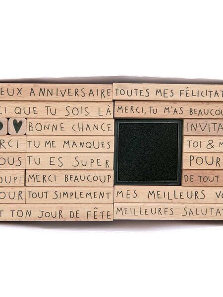 RICO DESIGN Stempelset – Joyeux anniversaire