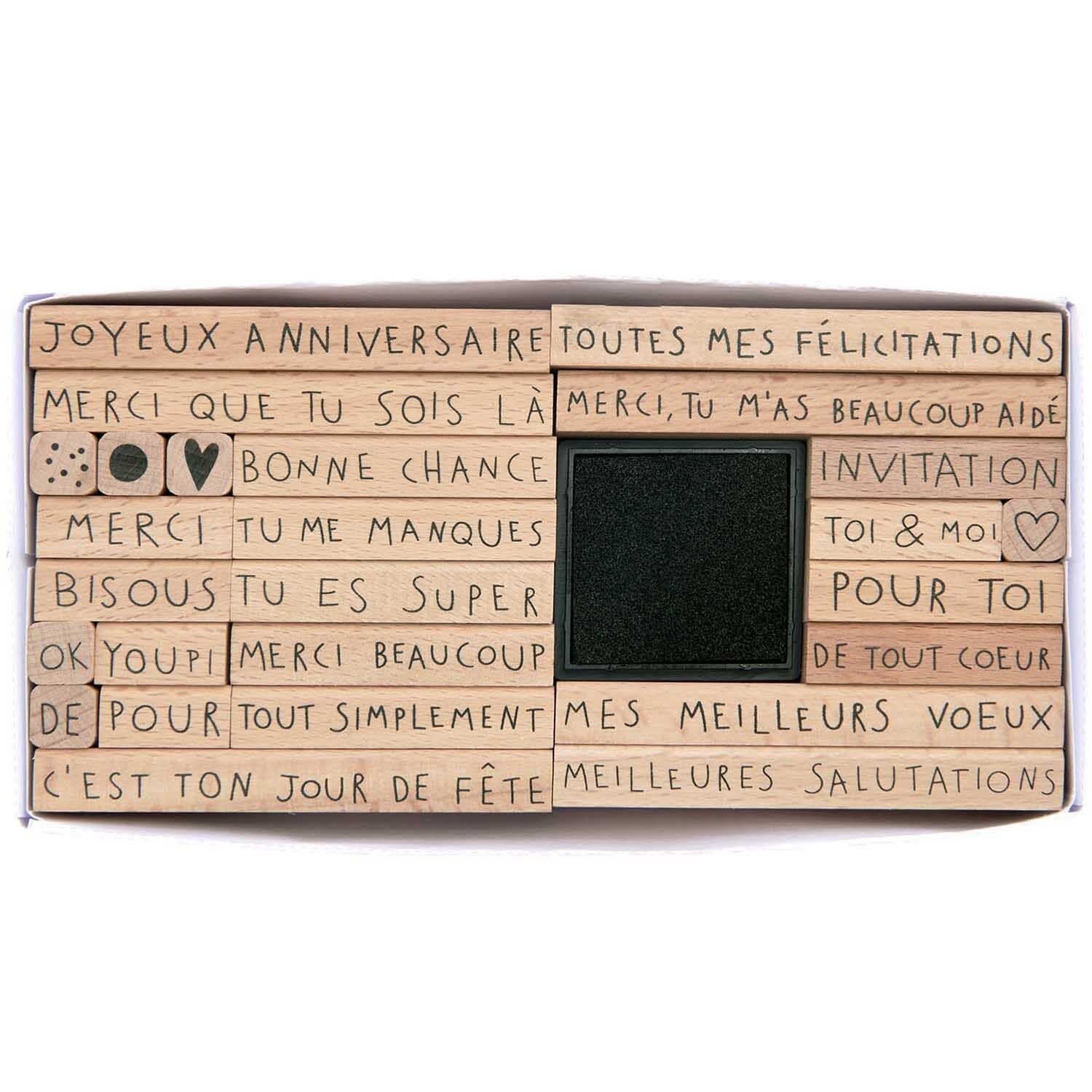 RICO DESIGN Stempelset – Joyeux anniversaire