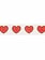 Taftband/Ribbon 3m / 38mm – Herzen