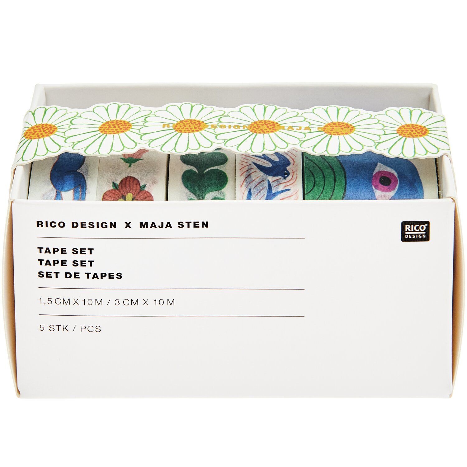 RICO DESIGN Tape Set Midsommar Magic – 5teilig