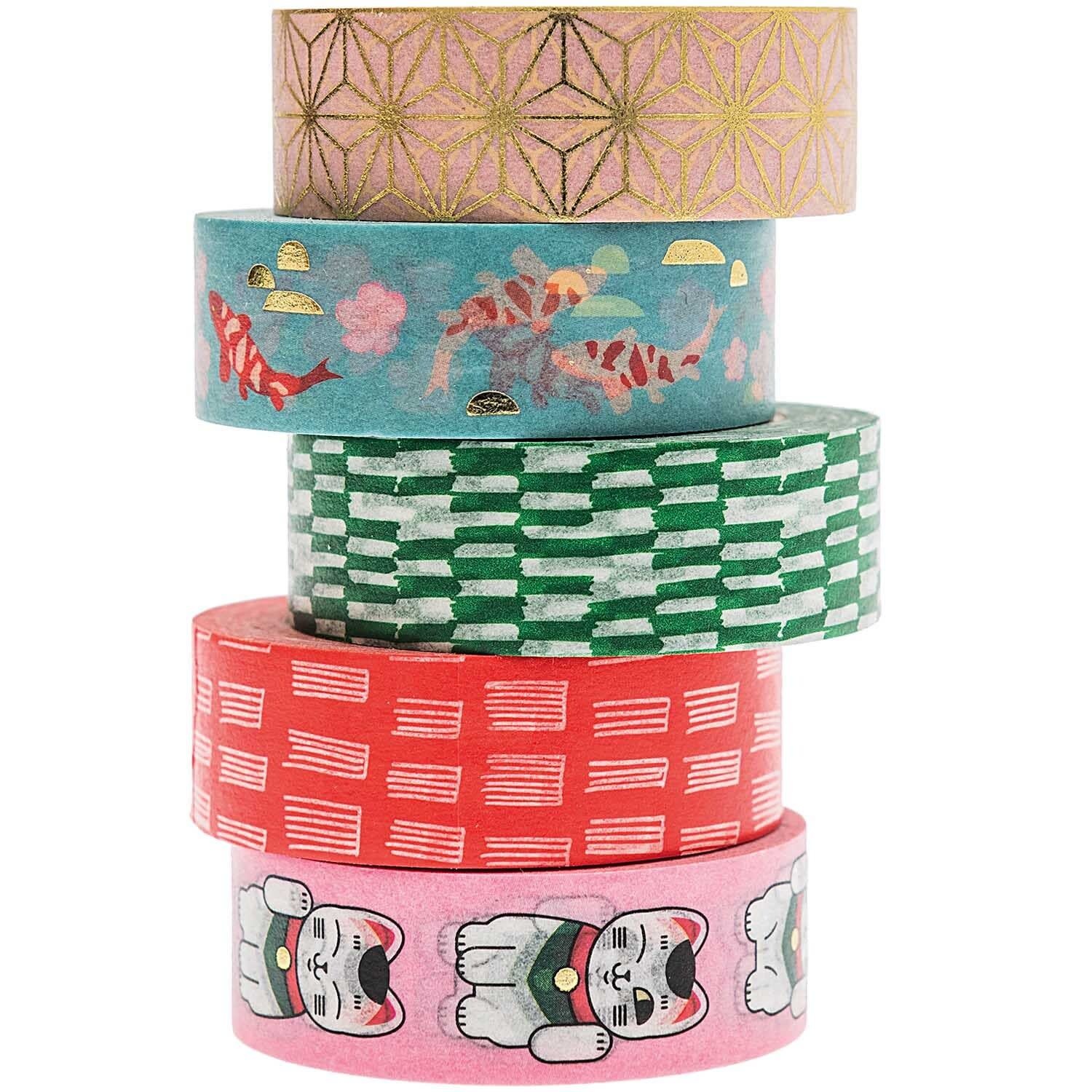 RICO DESIGN Tape Set Jardin Japonais – 5teilig