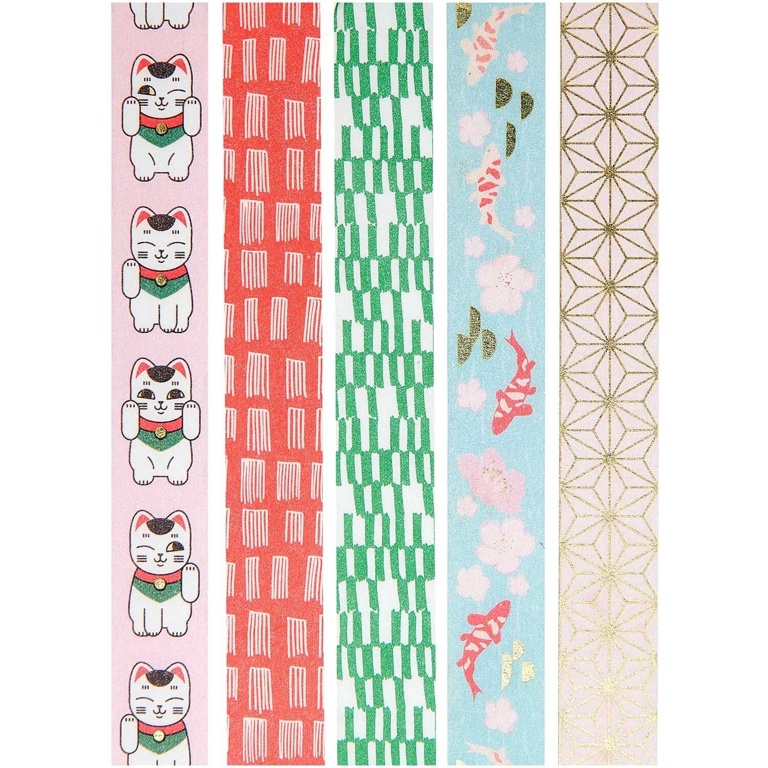 RICO DESIGN Tape Set Jardin Japonais – 5teilig