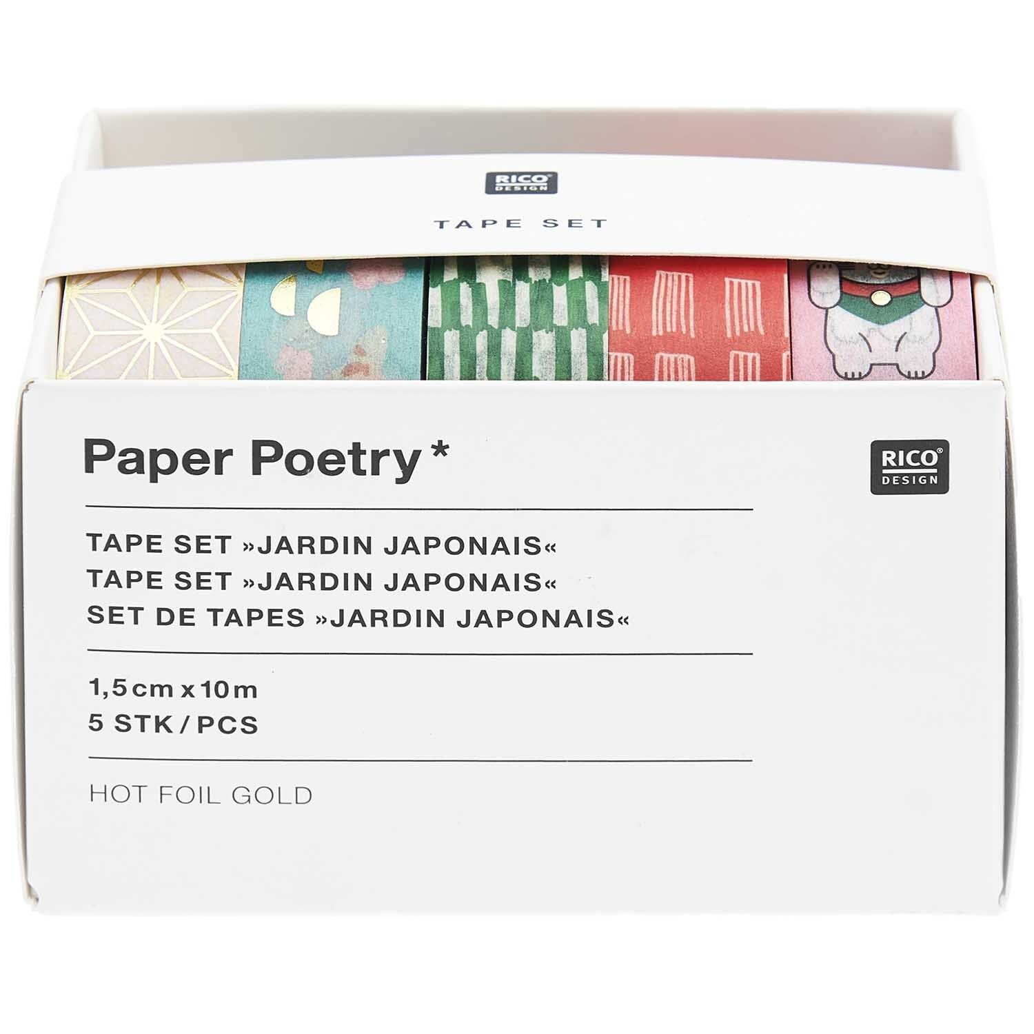 RICO DESIGN Tape Set Jardin Japonais – 5teilig