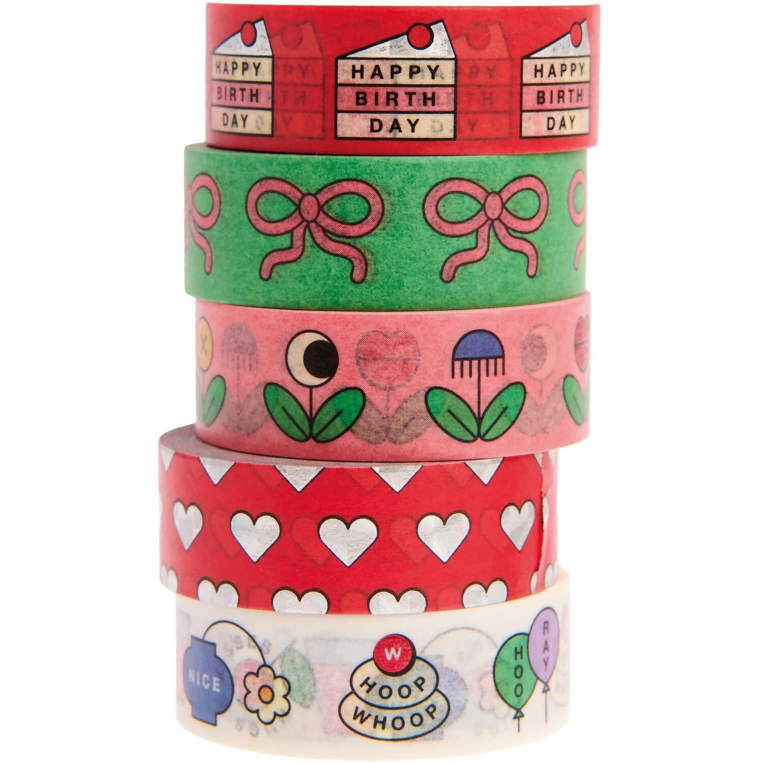 RICO DESIGN Tape Set Happy Birthday – 5teilig