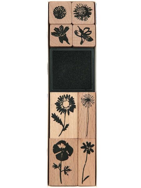 RICO DESIGN Stempelset – Wild Flowers