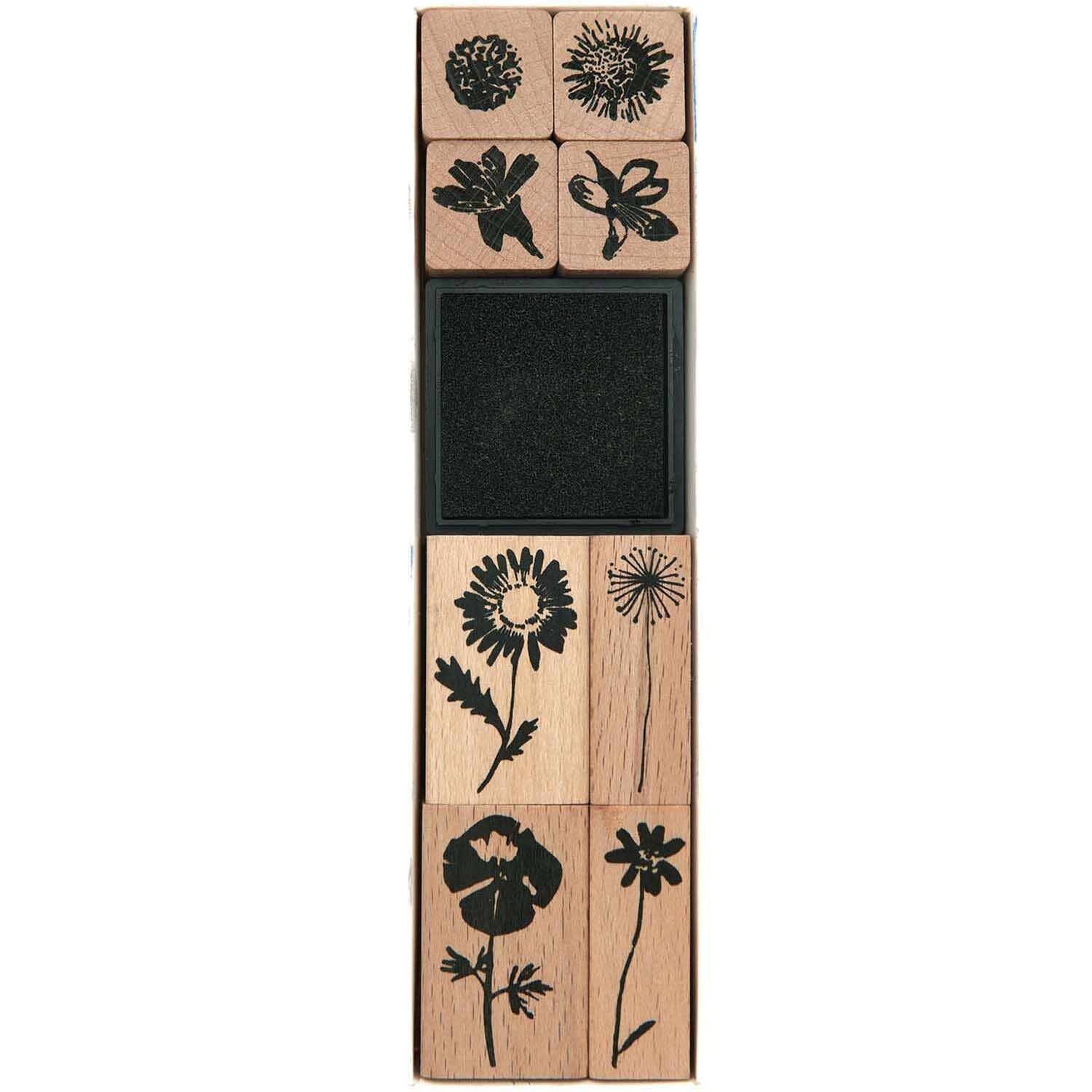 RICO DESIGN Stempelset – Wild Flowers