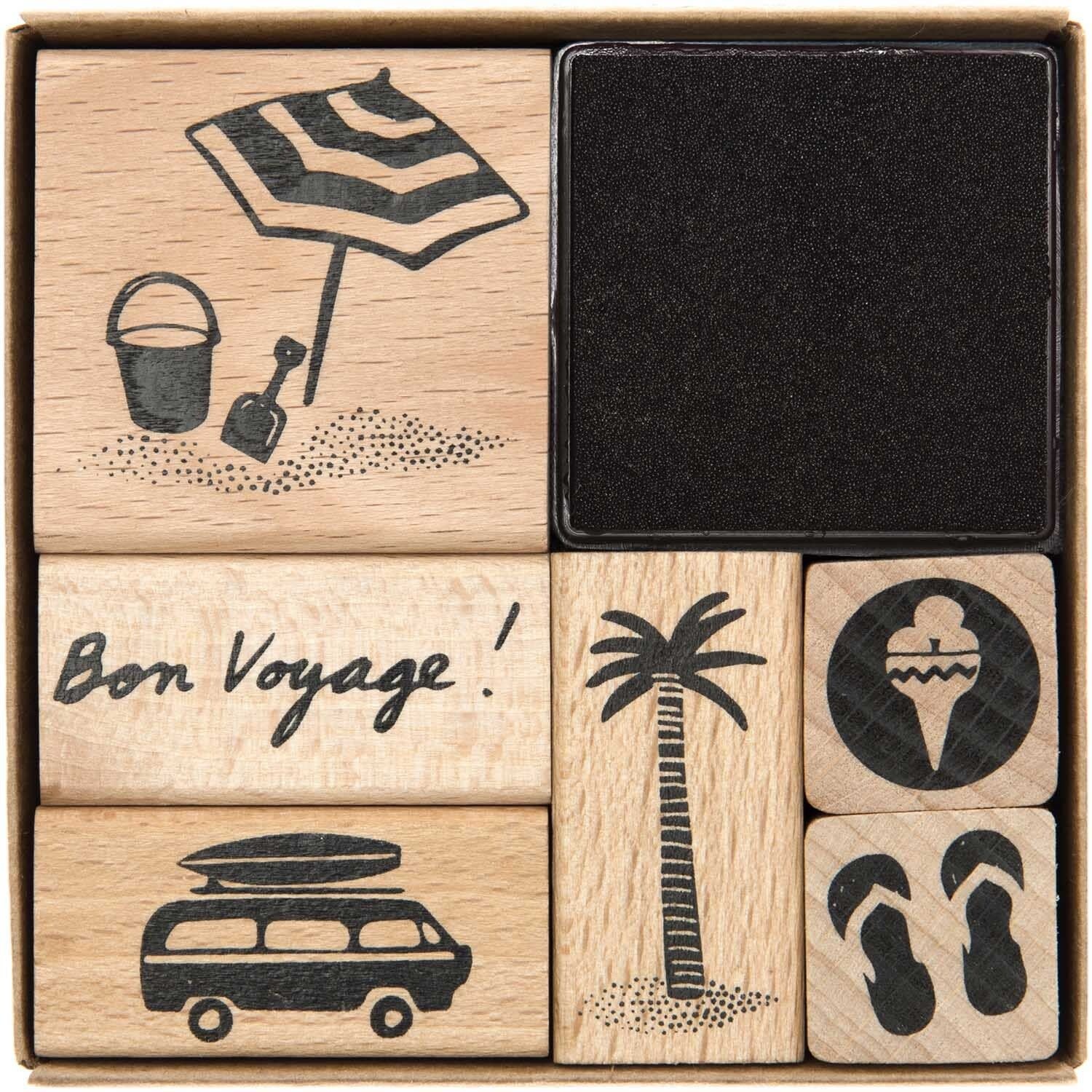 RICO DESIGN Stempelset – Bon Voyage