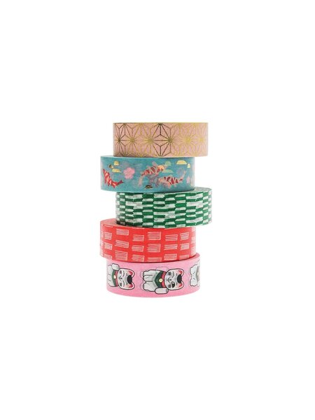 RICO DESIGN Tape Set Jardin Japonais – 5teilig