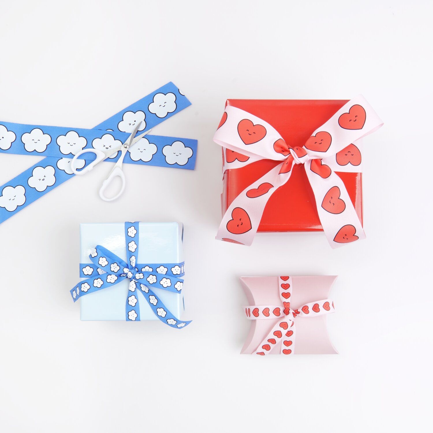 Taftband/Ribbon 3m / 38mm – Chingu Wolken