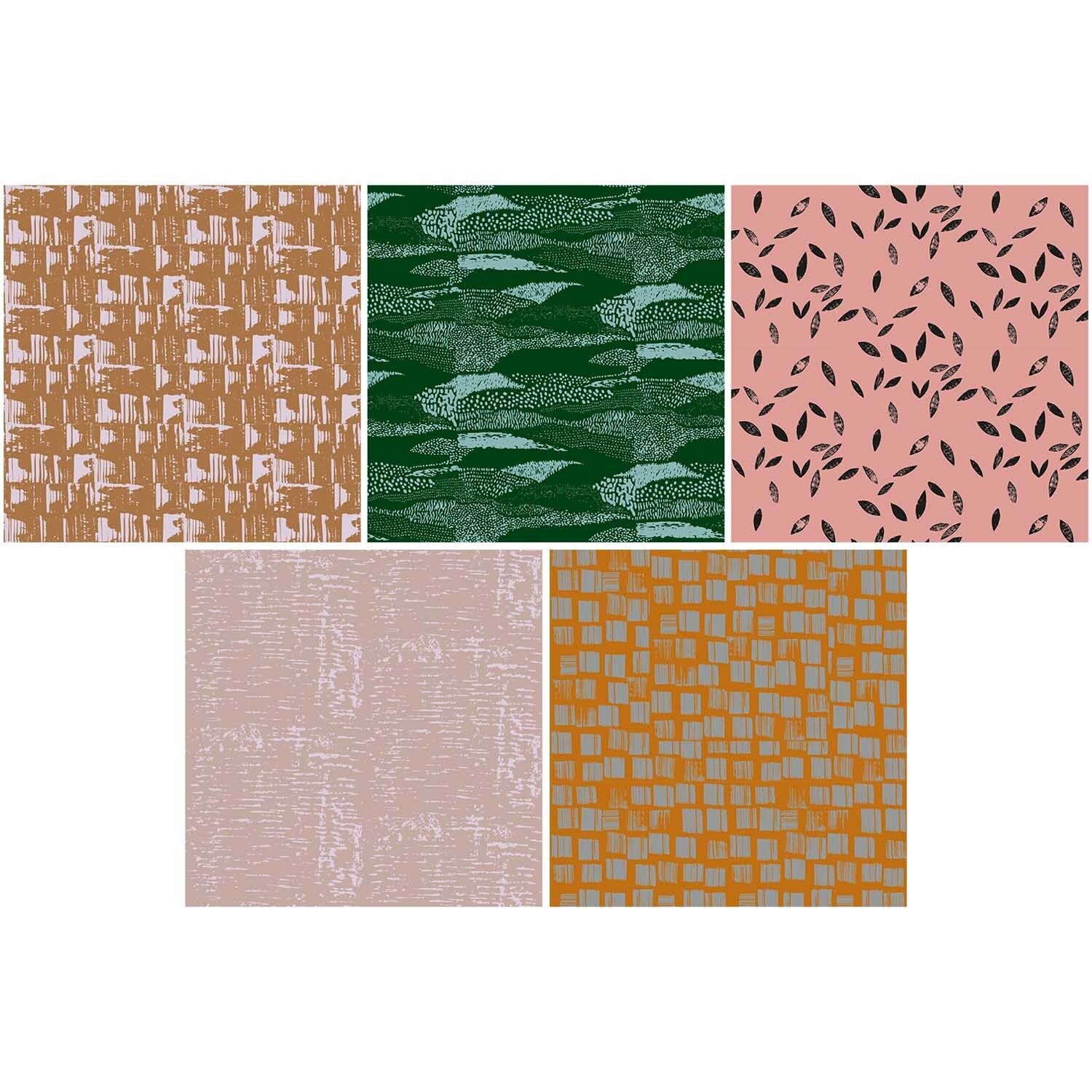 RICO DESIGN Origami Papier – Natur Muster