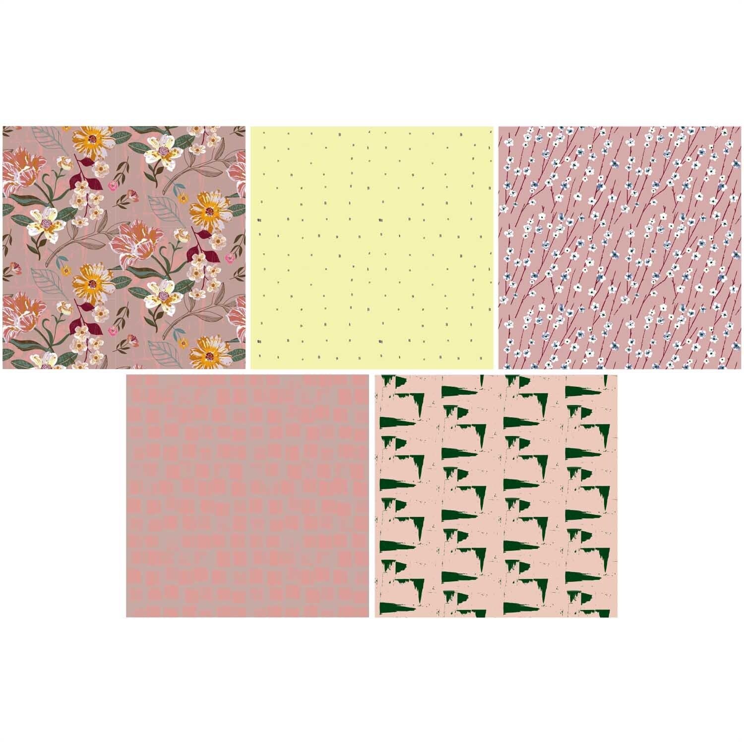 RICO DESIGN Origami Papier – Natur Muster