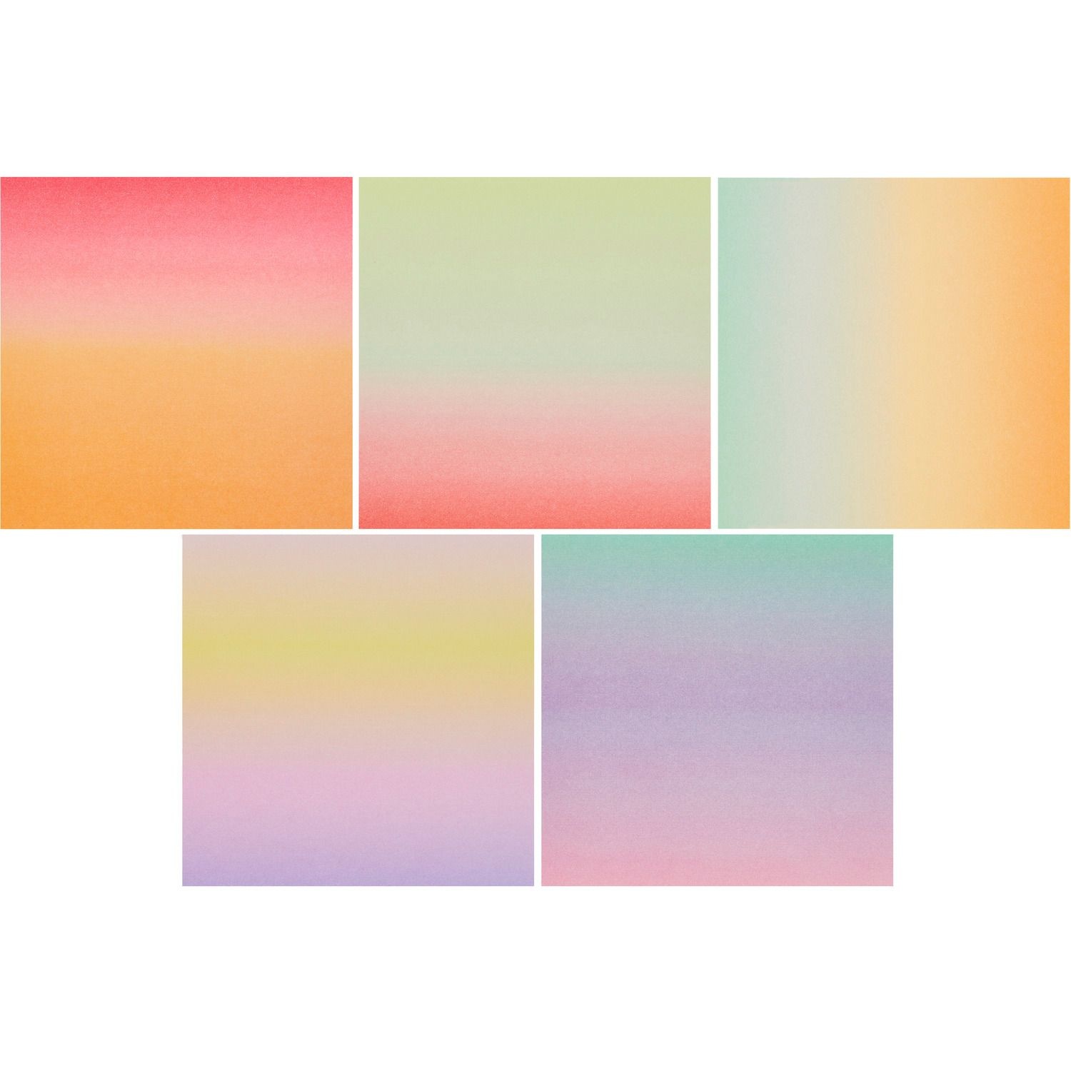 RICO DESIGN Origami Papier – Farbverlauf-Mix