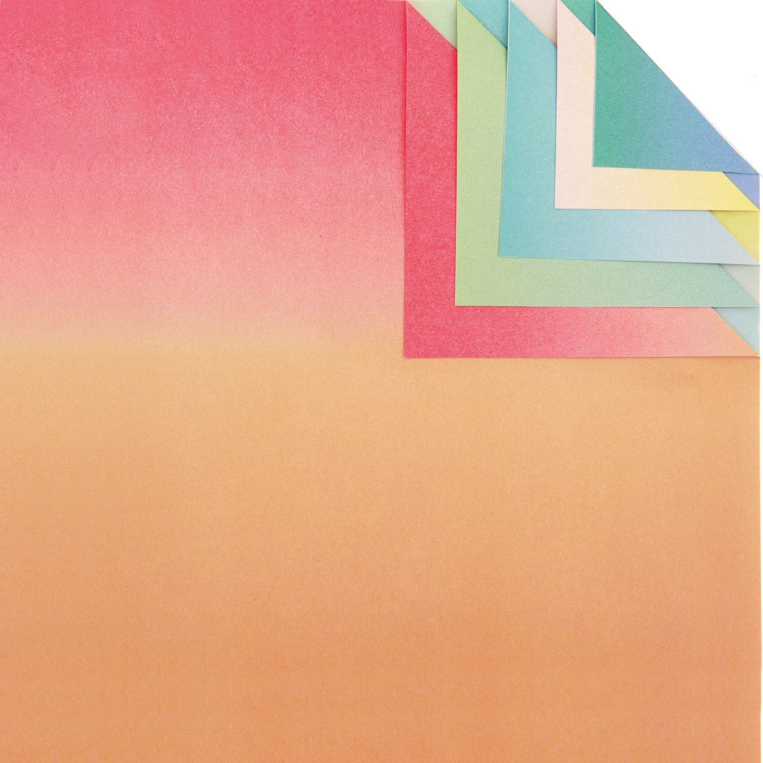 RICO DESIGN Origami Papier – Farbverlauf-Mix