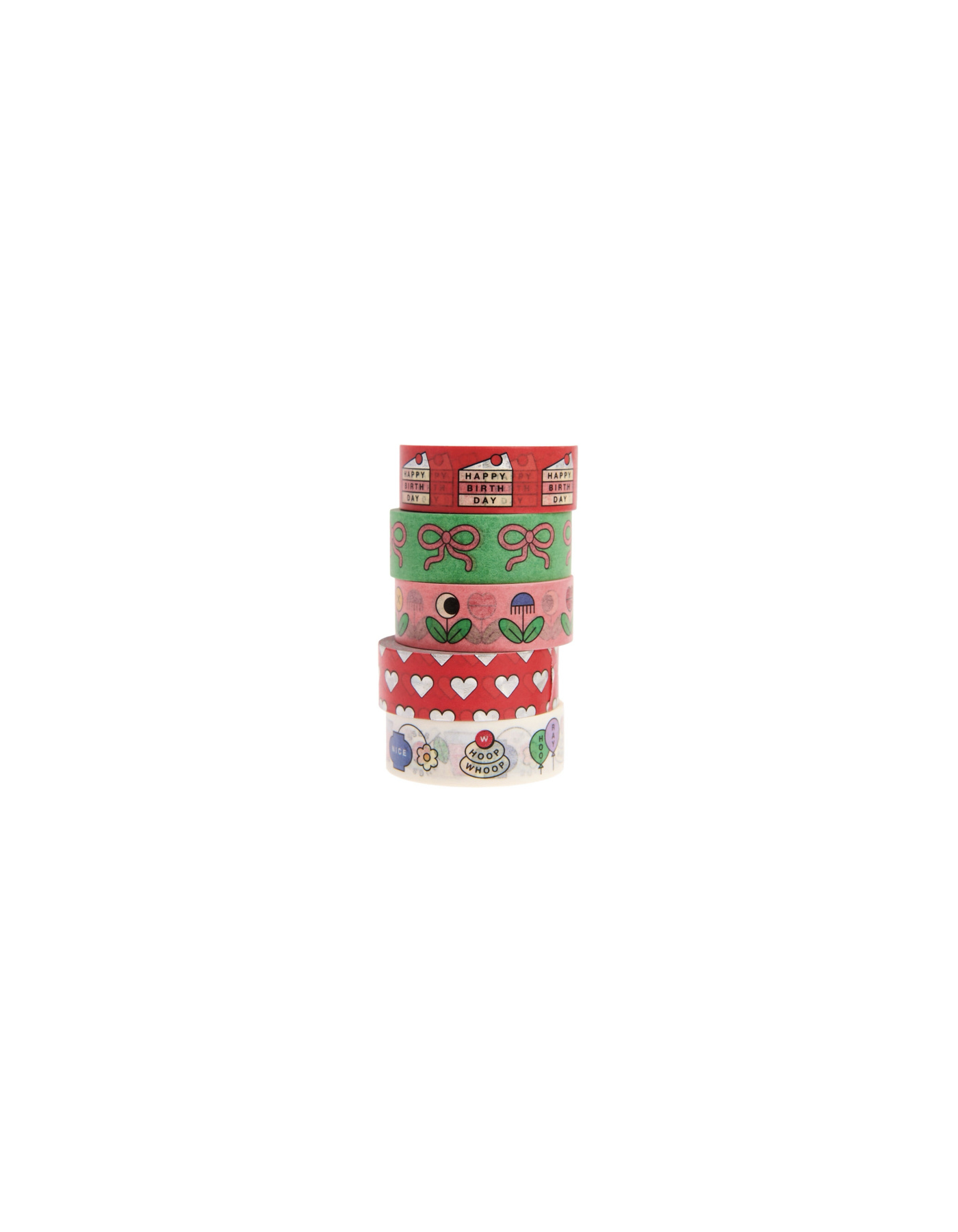 RICO DESIGN Tape Set Happy Birthday – 5teilig
