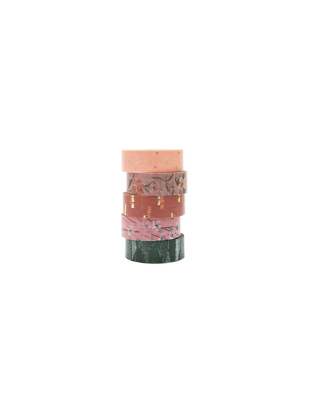 RICO DESIGN Tape Set Flowers – 5teilig