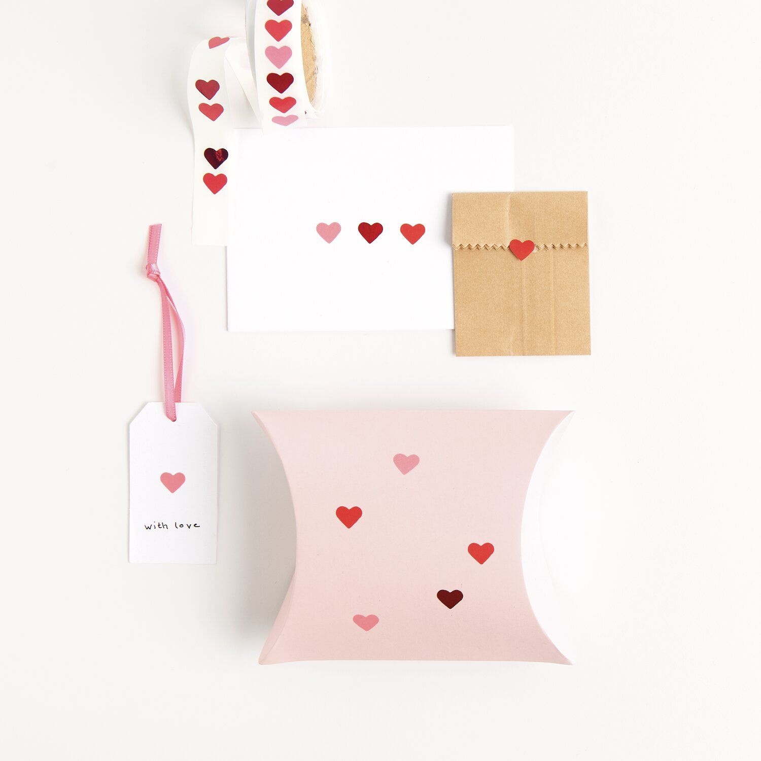 RICO DESIGN Stickerrolle – Herzen