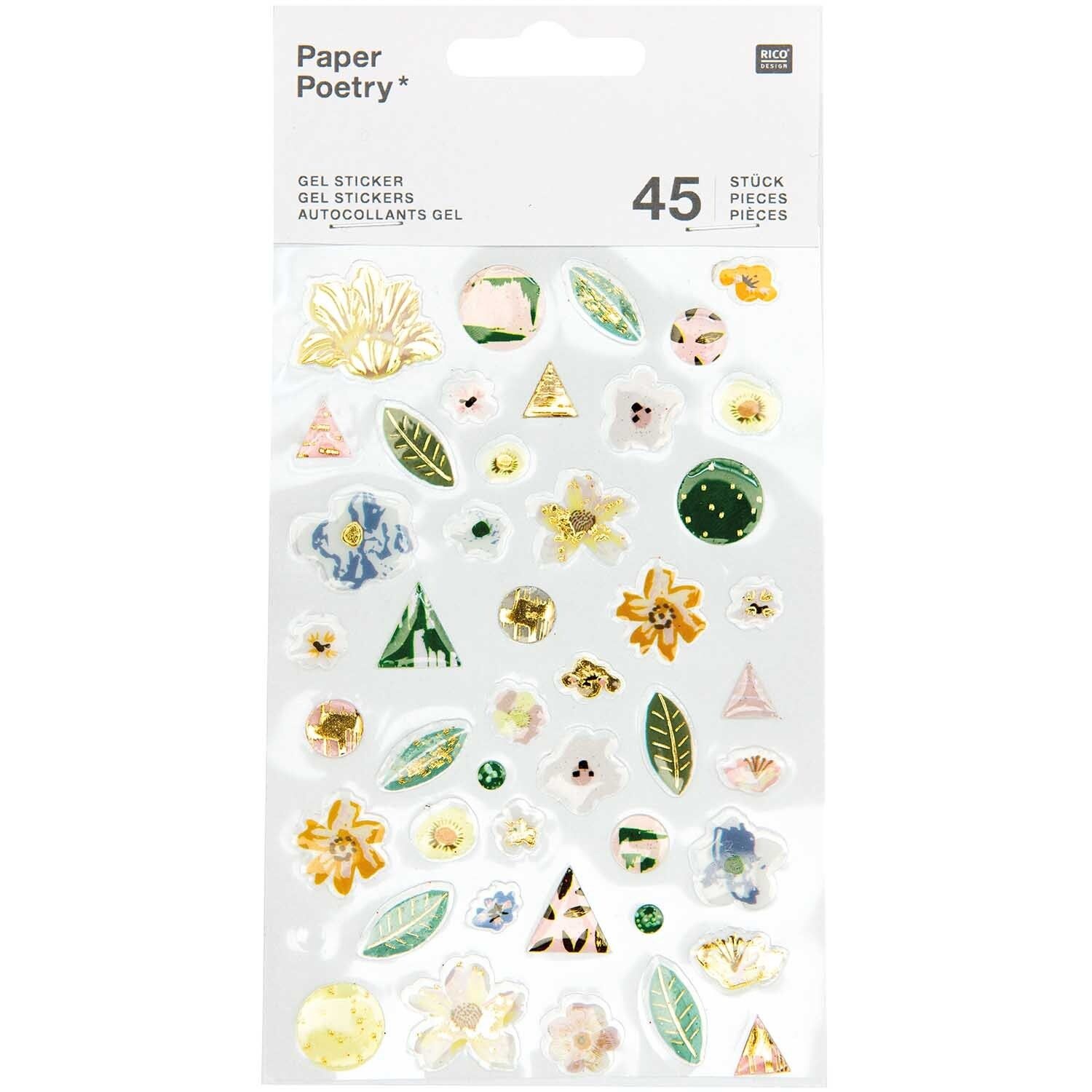 RICO DESIGN Gel Sticker – Natur Motive