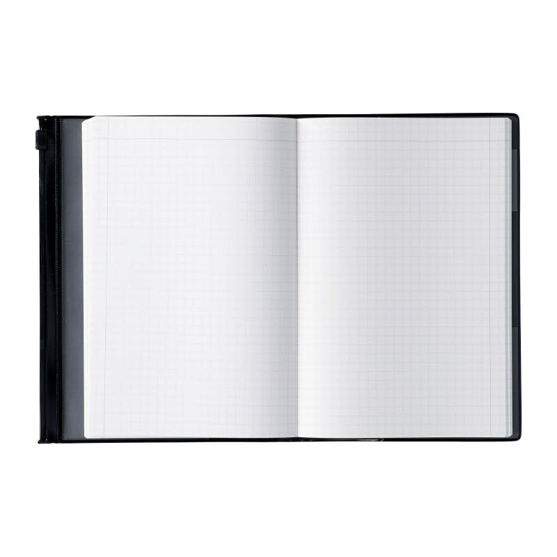 MARK'S Grid Notebook B6 PVC Cover - Edit NEON YELLOW