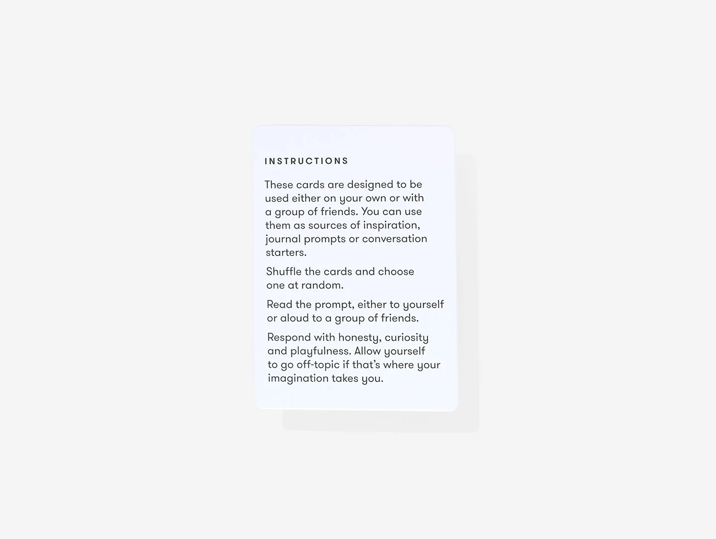 THE SCHOOL OF LIFE Creative Thinking Cards