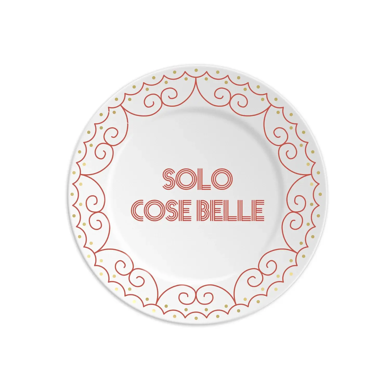ILARIA.I Teller SOLO COSE BELLE – rot