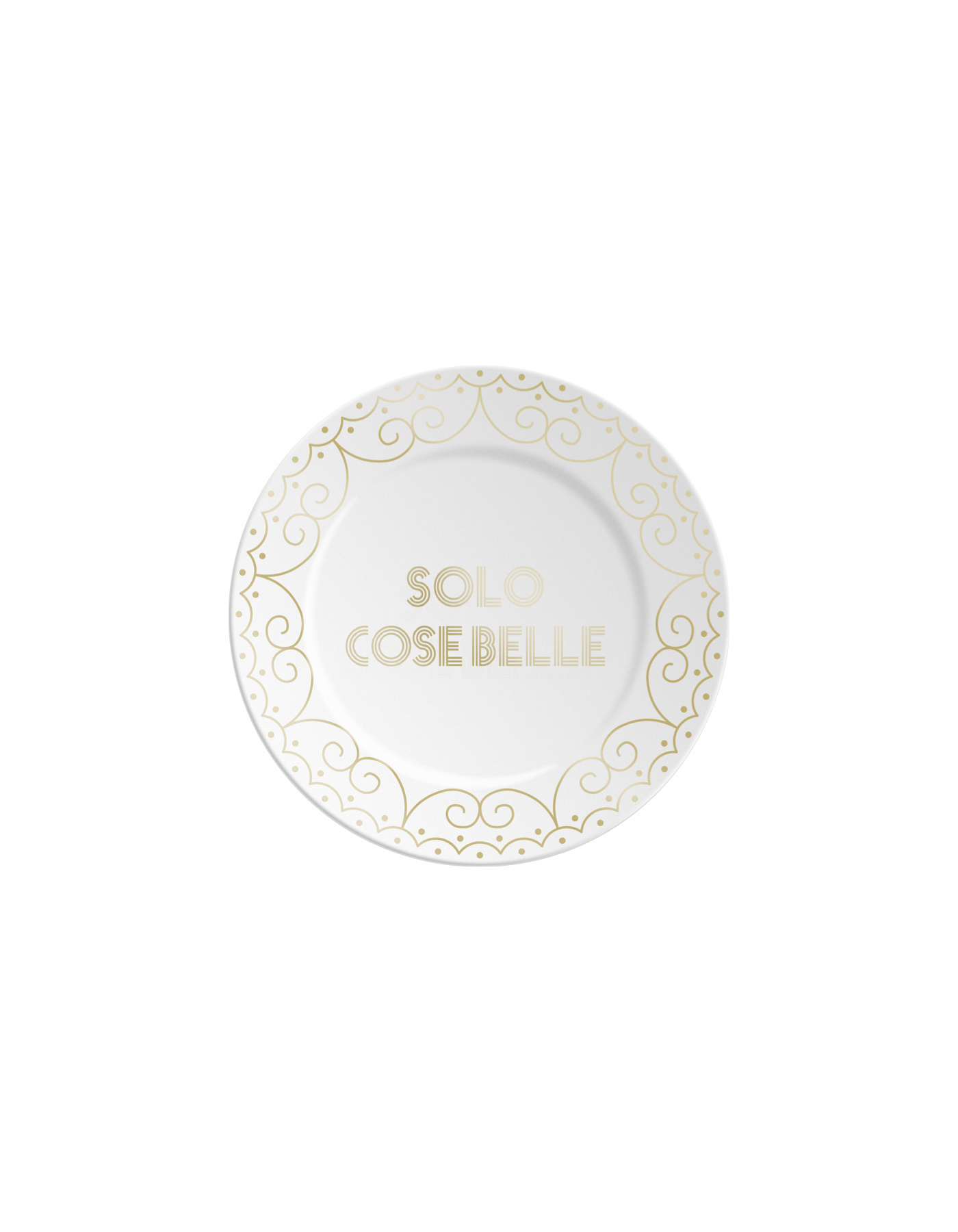 ILARIA.I Teller SOLO COSE BELLE – gold