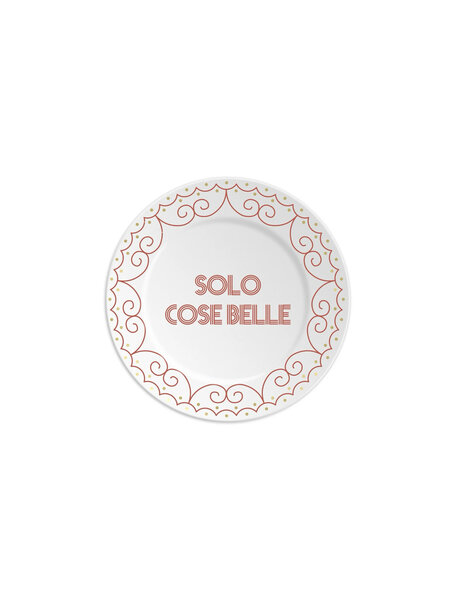 ILARIA.I Teller SOLO COSE BELLE – rot
