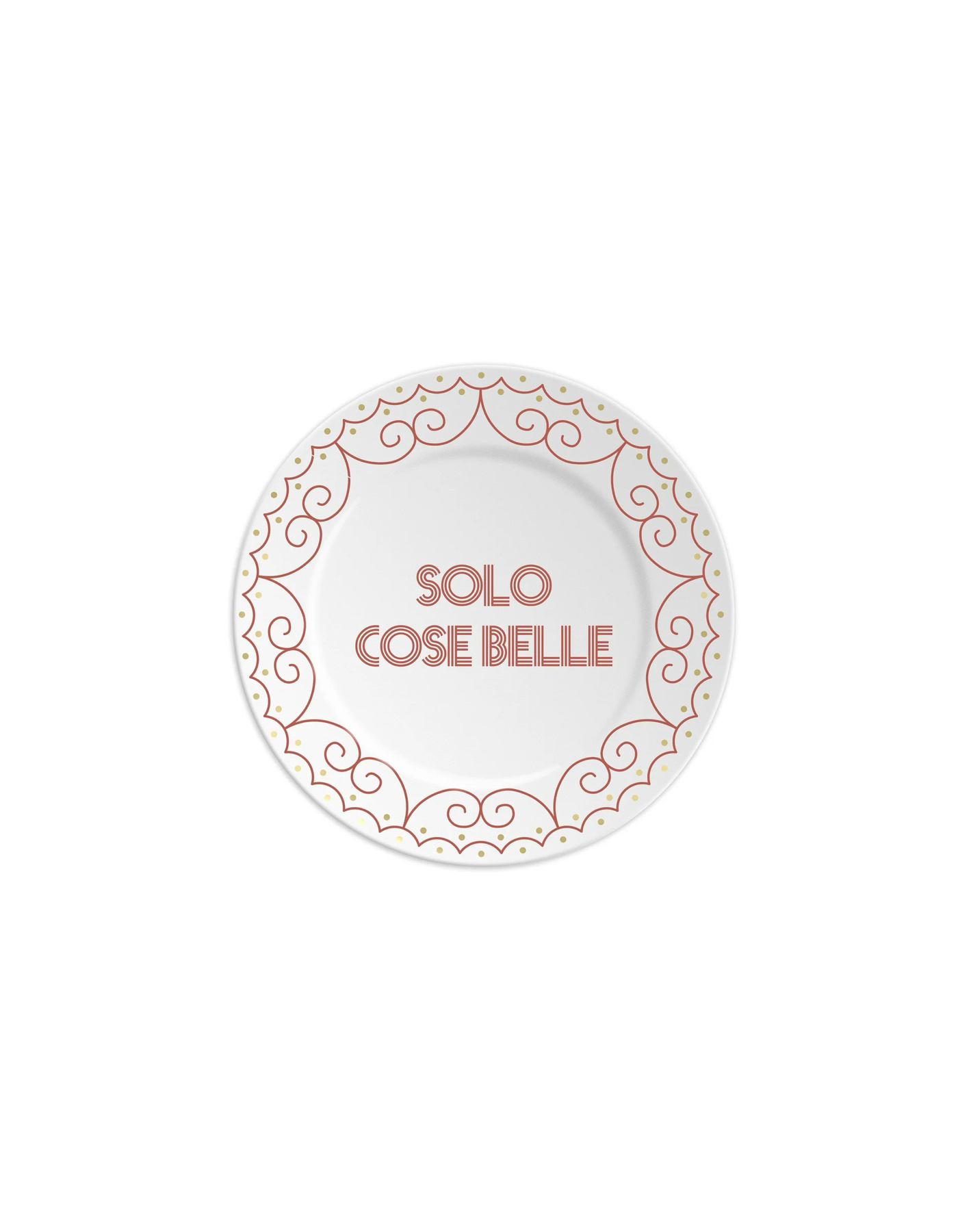 ILARIA.I Teller SOLO COSE BELLE – rot